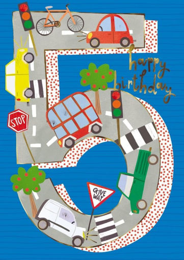 Picture of HAPPY 5TH BIRTHDAY CARD